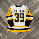 Alex Nedeljkovic Autographed Pittsburgh Gold Road Jersey (Fanatics, No FNB Patch)