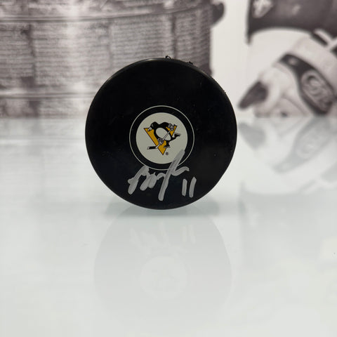 Brian Boyle Autographed Puck (Small Logo)