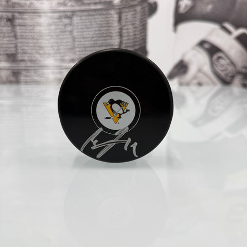 Cody Glass Autographed Puck (Small Logo)