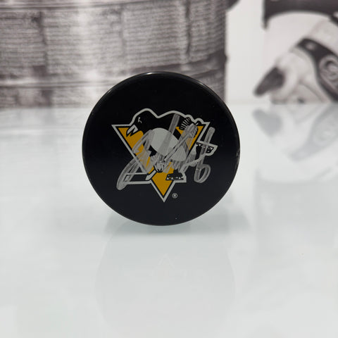 John Marino Autographed Puck (Large Logo)