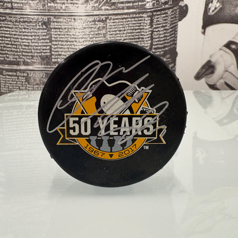 Olli Maatta Autographed 50th Anniversary Penguins Puck