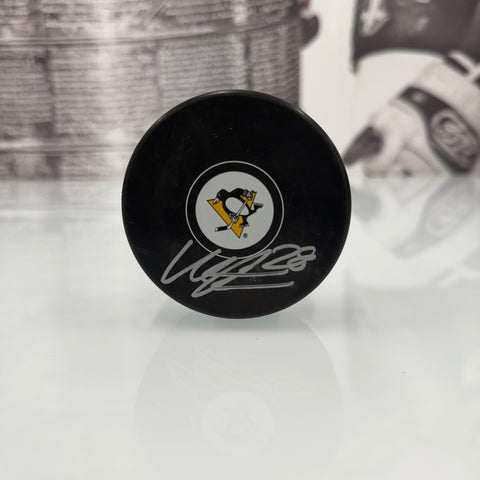 Marcus Pettersson Autographed Puck (Small Logo)