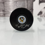 Valtteri Puustinen Autographed Puck (Small Logo)