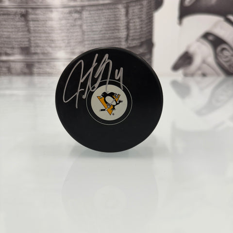 Justin Schultz Autographed Puck (Small Logo)
