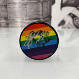 Autographed Penguins Pride Puck, Various Players
