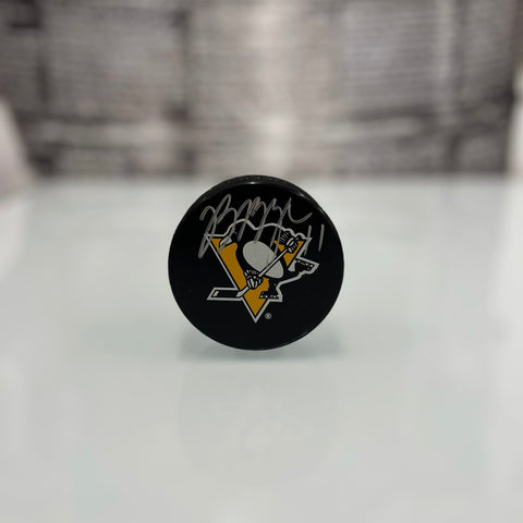 Brian Boyle Autographed Puck (Large Logo)