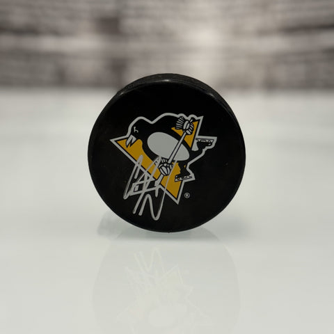 Casey DeSmith Autographed Puck (Large Logo)