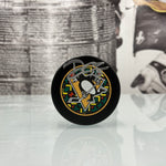 Autographed Penguins Black Hockey History Puck, Various Players
