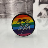 Autographed Penguins Pride Puck, Various Players