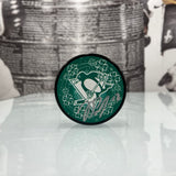 Autographed Penguins St. Patrick's Day Puck (Black Puck), Various Players