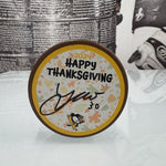 Autographed Penguins Thanksgiving Puck, Various Players