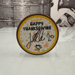 Autographed Penguins Thanksgiving Puck, Various Players