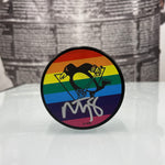 Autographed Penguins Pride Puck, Various Players