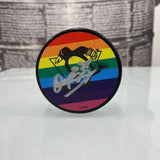 Autographed Penguins Pride Puck, Various Players