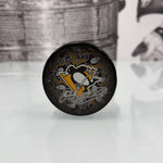 Autographed Penguins Her Hockey Puck, Various Players