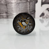 Autographed Penguins Her Hockey Puck, Various Players