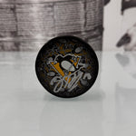 Autographed Penguins Her Hockey Puck, Various Players