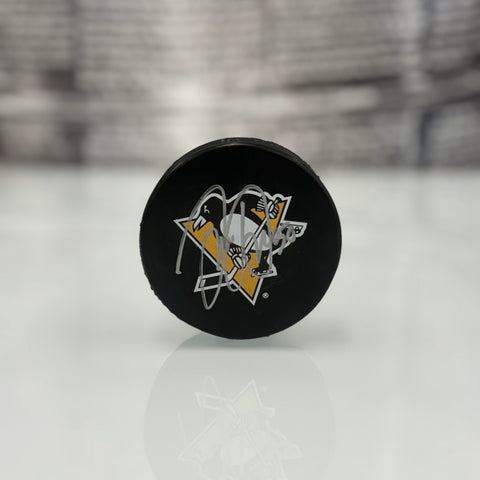 Juuso Riikola Autographed Puck (Large Logo)