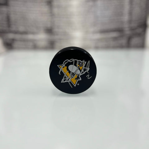 Chad Ruhwedel Autographed Puck (Large Logo)