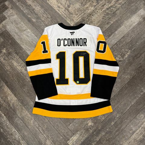 Drew O'Connor Autographed Pittsburgh Gold Road Jersey (Fanatics, Includes FNB Patch)