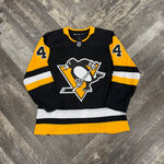 Jan Rutta Autographed Pittsburgh Gold Home Jersey (Adidas, No Highmark Patch)