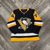 Jan Rutta Autographed Pittsburgh Gold Home Jersey (Adidas, No Highmark Patch)