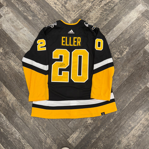 Lars Eller Autographed 2021.22 Third Jersey (Adidas, No Highmark Patch)