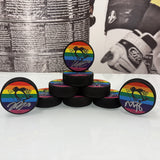 Autographed Penguins Pride Puck, Various Players