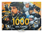 Kris Letang 1,000th Game Print